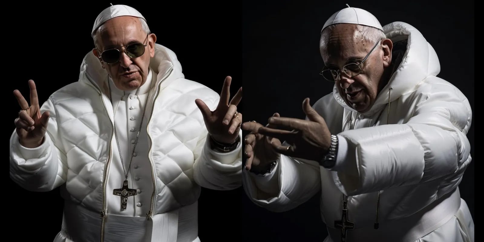 Midjourney KI Papst Franziskus